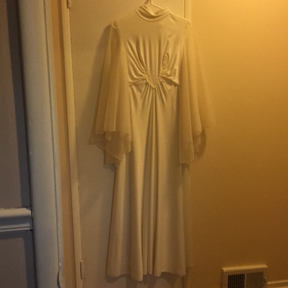 Off-White Wedding Dress